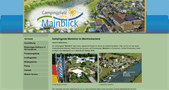 Desktop Screenshot of camping-mainblick.de